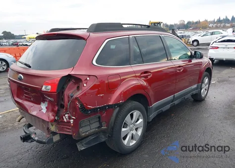 2011 Subaru Outback 2.5I Premium z USA, uszkodzony, nr VIN 4S4BRCCC4B3340450